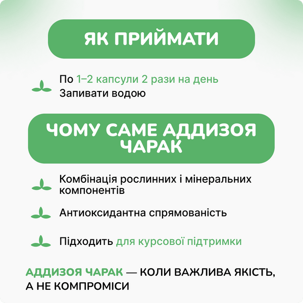 Аддизоя Чарак, для поддержки мужского репродуктивного здоровья, Addyzoa Charak, 20 капсул 2284363345 фото