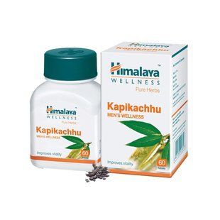 Капикачу, Капикачху Хималая, 60 таблеток, для репродуктивной системы, повышение либидо, Kapikachhu Himalaya 1634028621 фото