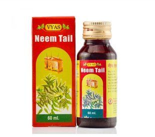 Ним масло Вьяс, Neem Tail Oil Vyas, 60 мл, кожные проблемы и омоложение 2171727223 фото