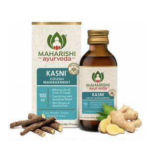 Сироп Касни Махариши Аюрведа, 100 мл, сироп от кашля, от простуды, от бронхита, Kasni Maharishi Ayurveda 1598638539 фото