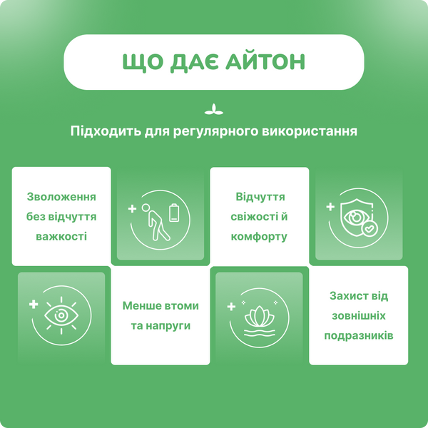 Айтон краплі для очей, 10 мл, підтримка здоров'я зору, Itone eye drops Dey`s Medical 2475633205 фото
