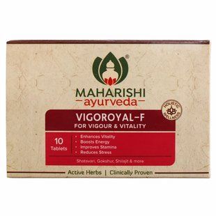 Вигороял Ф женский, 10 таб, для женского здоровья, Vigoroyal F Maharishi Ayurveda 2192046522 фото