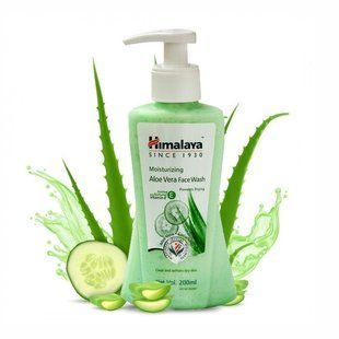 Увлажняющий Гель для Умывания с Алоэ Вера Хималая 200 мл, Moisturizing aloe vera face wash Himalaya 200 ml 3236798716 фото